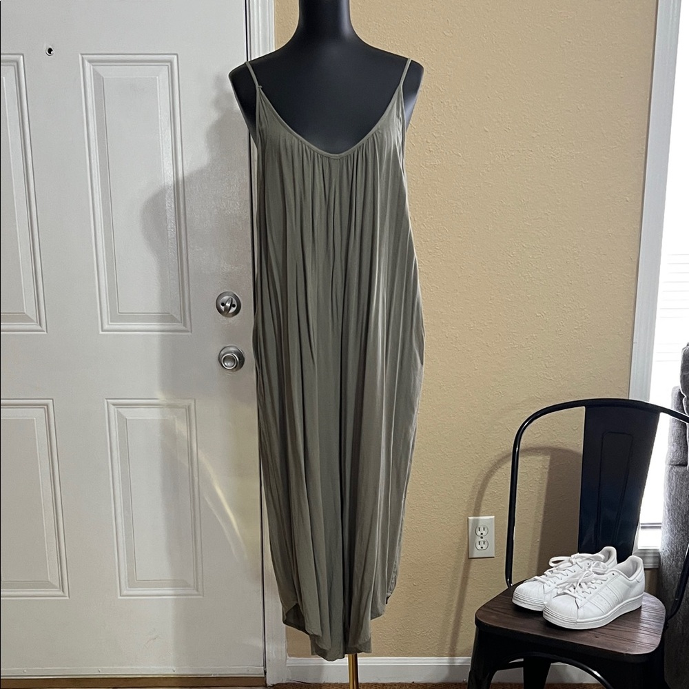Shinestar Olive Jumpsuit